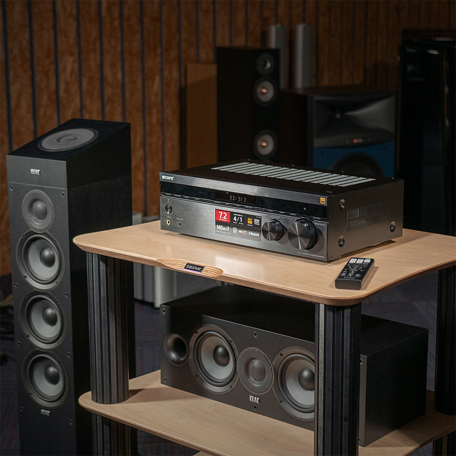 AV receiver and speaker